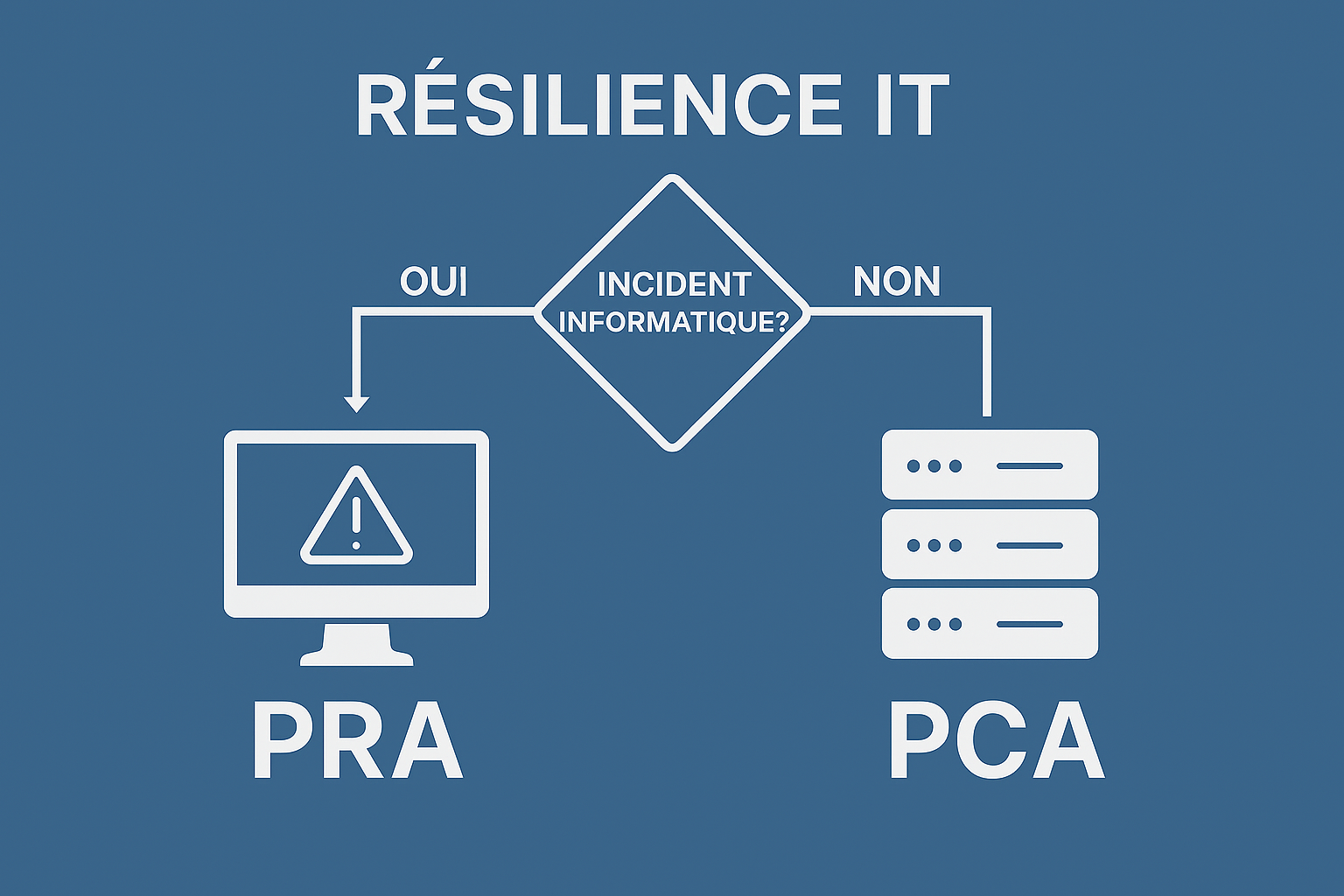 résilience IT avec PCA et PRA